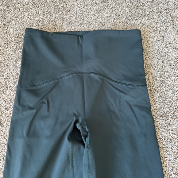 SPANX Booty Boost Leggings Womens Medium Green High Rise Shaping Ankle Yoga - Picture 3 of 10